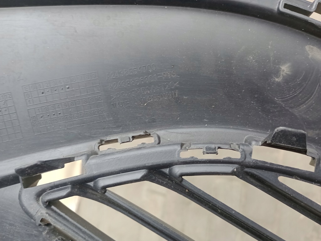 фото №13, Mercedes eqb a243 w243 x243 бампер перед передний спойлер