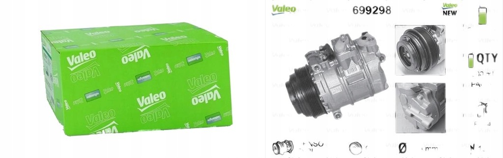 фото №1, Valeo 699298 компресор, кондиціонер