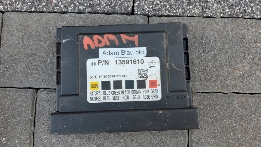 фото №1, Модуль комфорта opel adam 13591610