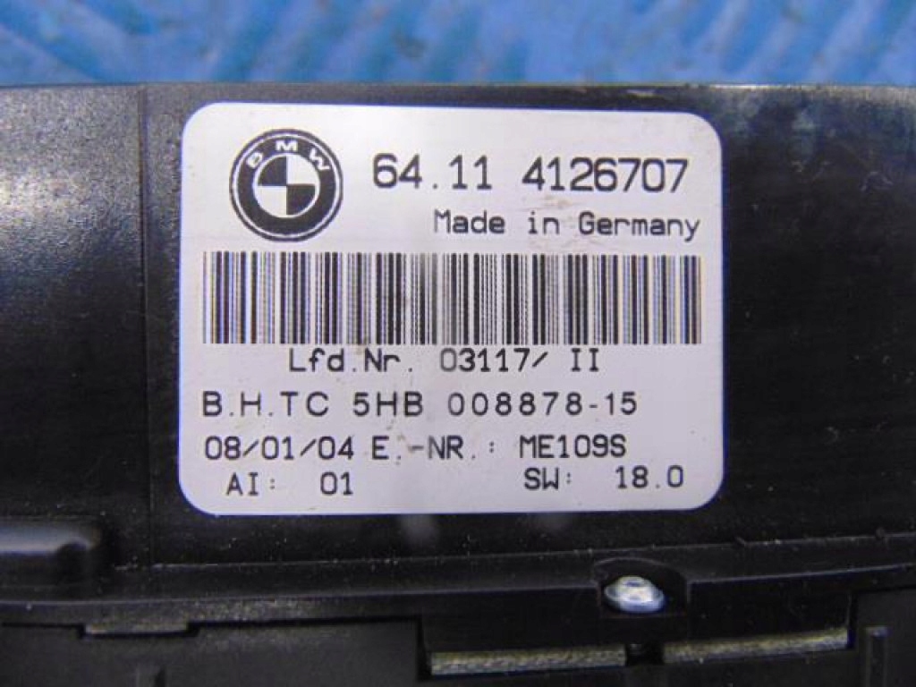 Bmw e46 универсал управление отопитель 4126707 в Украине