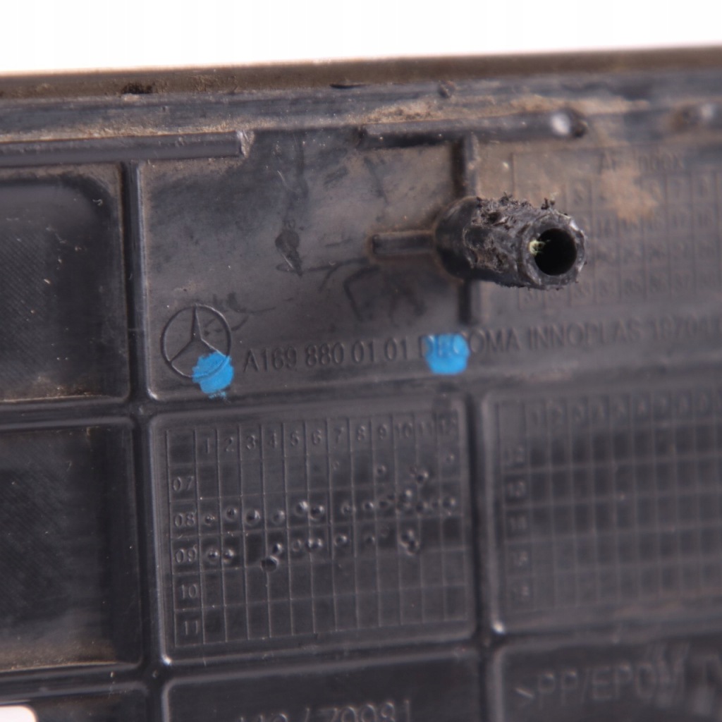 Mercedes w169 молдинг порог багажника хромированная задний  a1698800101 Оригинал