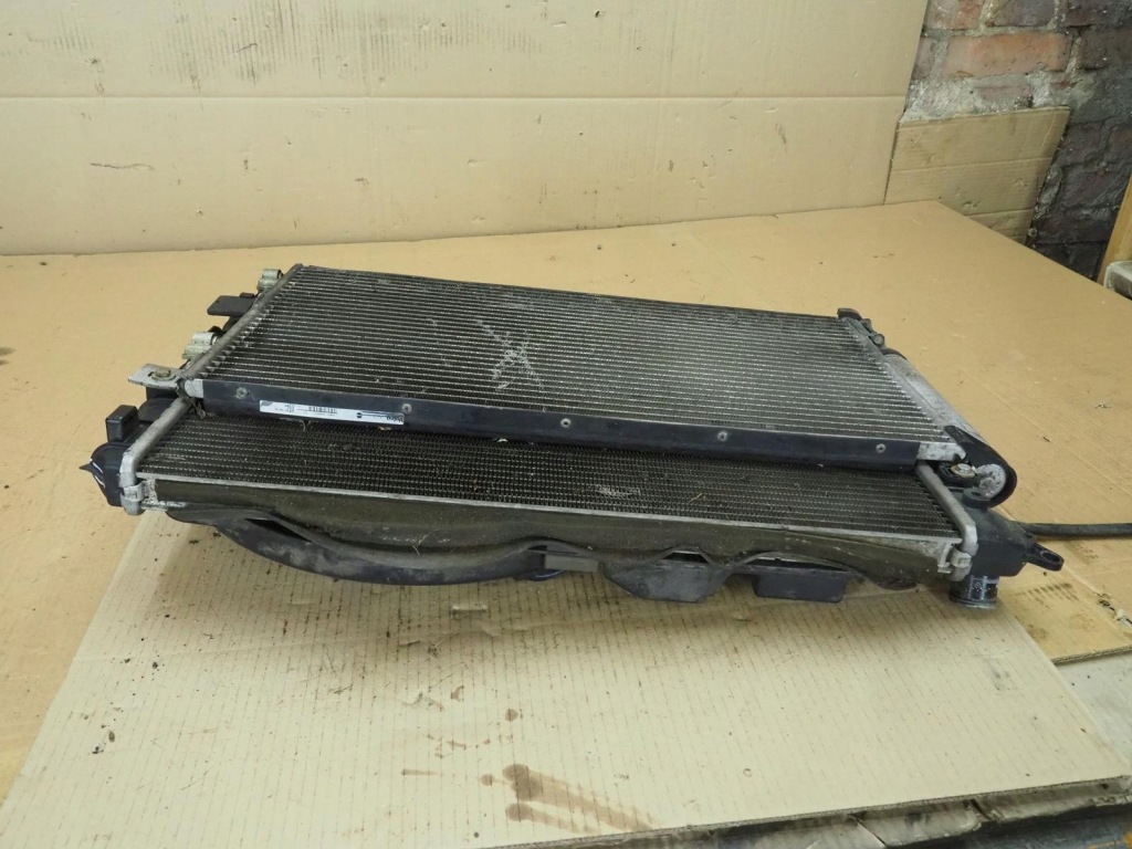 фото №11, Mini cooper r50 1.6b 2005r комплект радиатор вентилятор