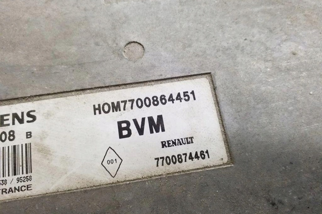фото №1, Бортовий комп'ютер двигуна ecu renault megane ii estate km0/1_ 7700874461 1.9l