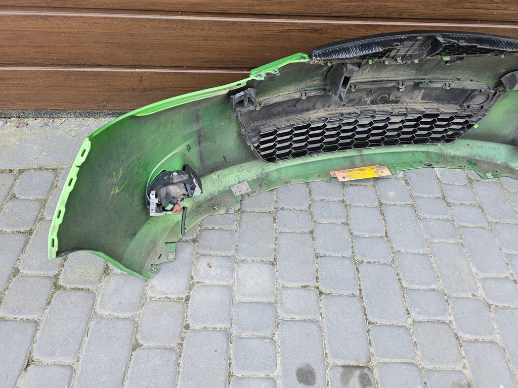 фото №12, Mazda 2 ii de бампер передній d651-50031 решітка радіатора зелений протитуманні фари 07-10r