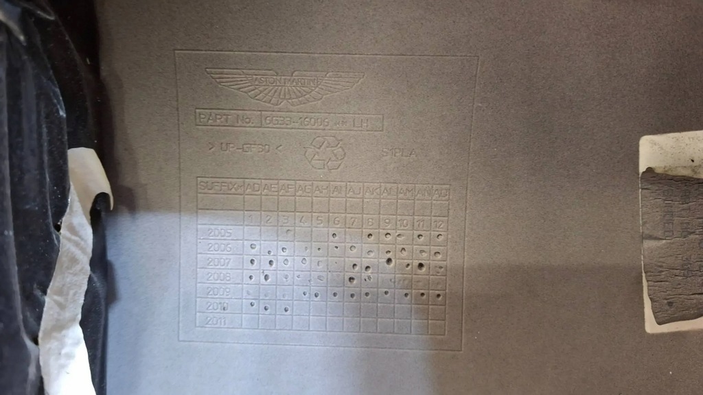 фото №13, Крыло левый перед передний aston martin vantage 6g33-16006