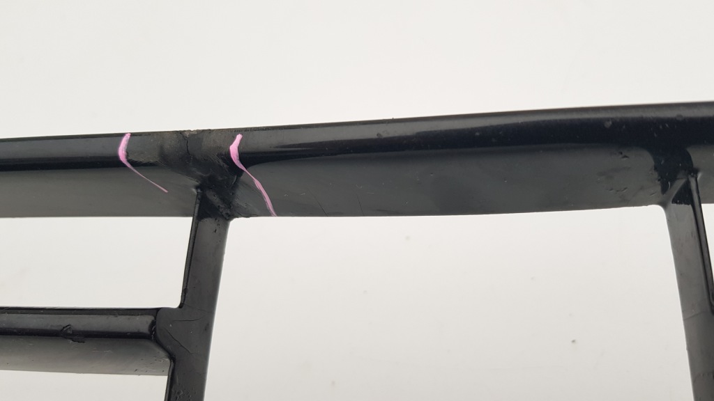 фото №9, Решітка середня бампера vw polo v 6r r-line радар