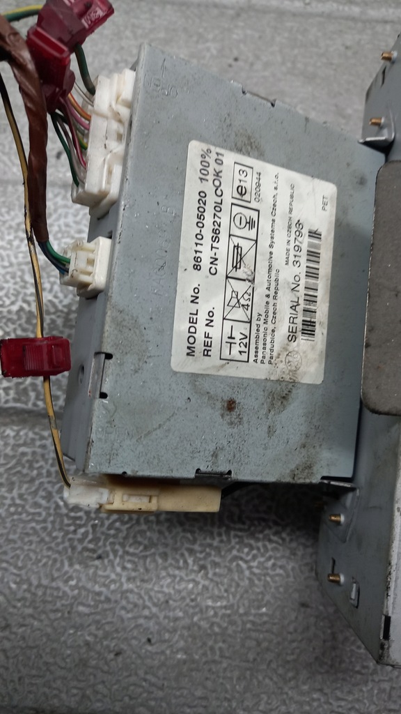 фото №4, Дисплей toyota avensis t25 86110-05020