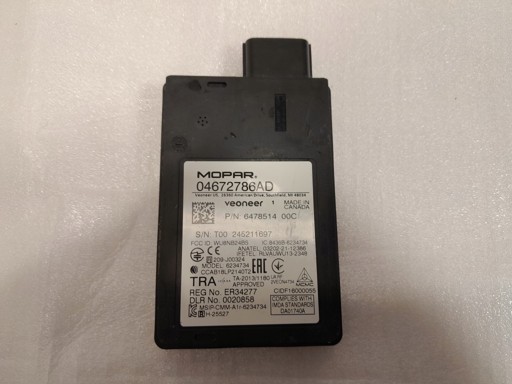 Chrysler pacifika 17- радар мертвого pola 04672786ad Оригинал