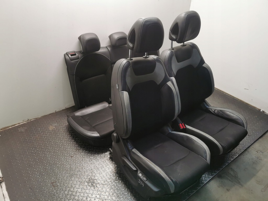 фото №5, Citroen ds4 сидіння заднє сидіння комплект шкіра підігрів масаж