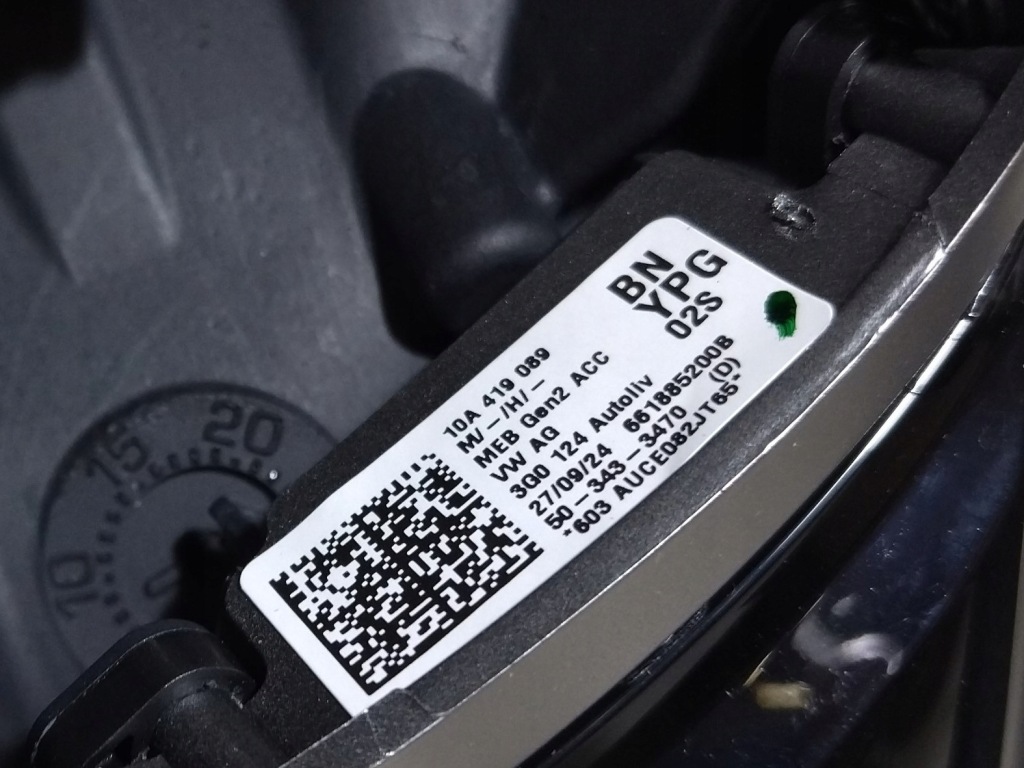 фото №10, 10a419089 воздуховод многофункциональный подогрев кожа czarna nić vw id4 2021+