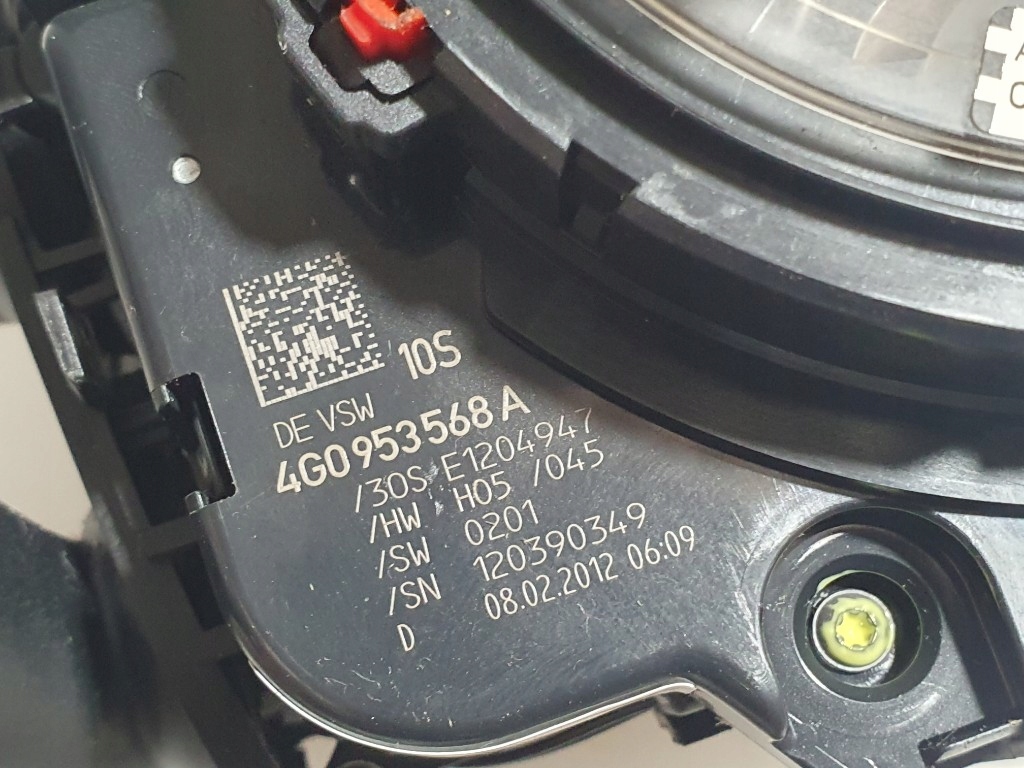 фото №10, Audi a6 c7 a7 4g0953502a перемикач комбінований перемикачі стрічка модуль подушка безпеки