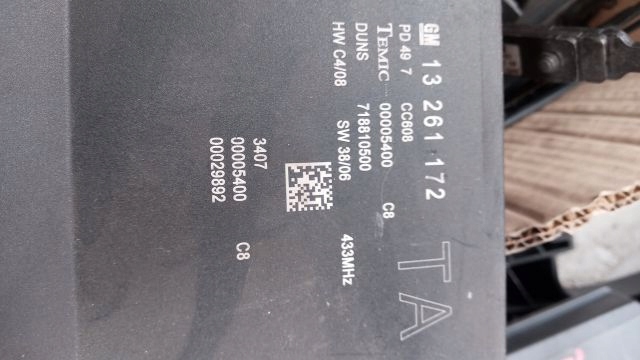 фото №2, Opel astra h модуль keyless 13261172