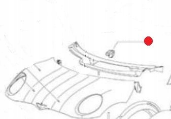 фото №1, Отбойник крышки капот жабо chatenet ch26 ch30