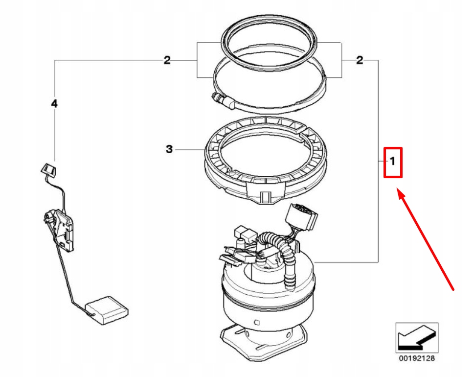 Насос пального bmw 3 e90 16147194207 7194207 оригінальна Ціна