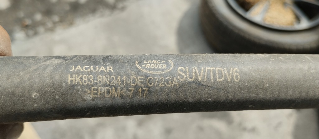 фото №3, Wąż труба шланг wody range rover velar l560 hk83-8n241-de