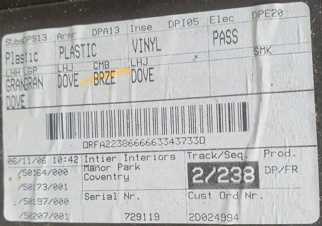 фото №6, Обшивка оббивка двері перед jaguar s-type lift eu