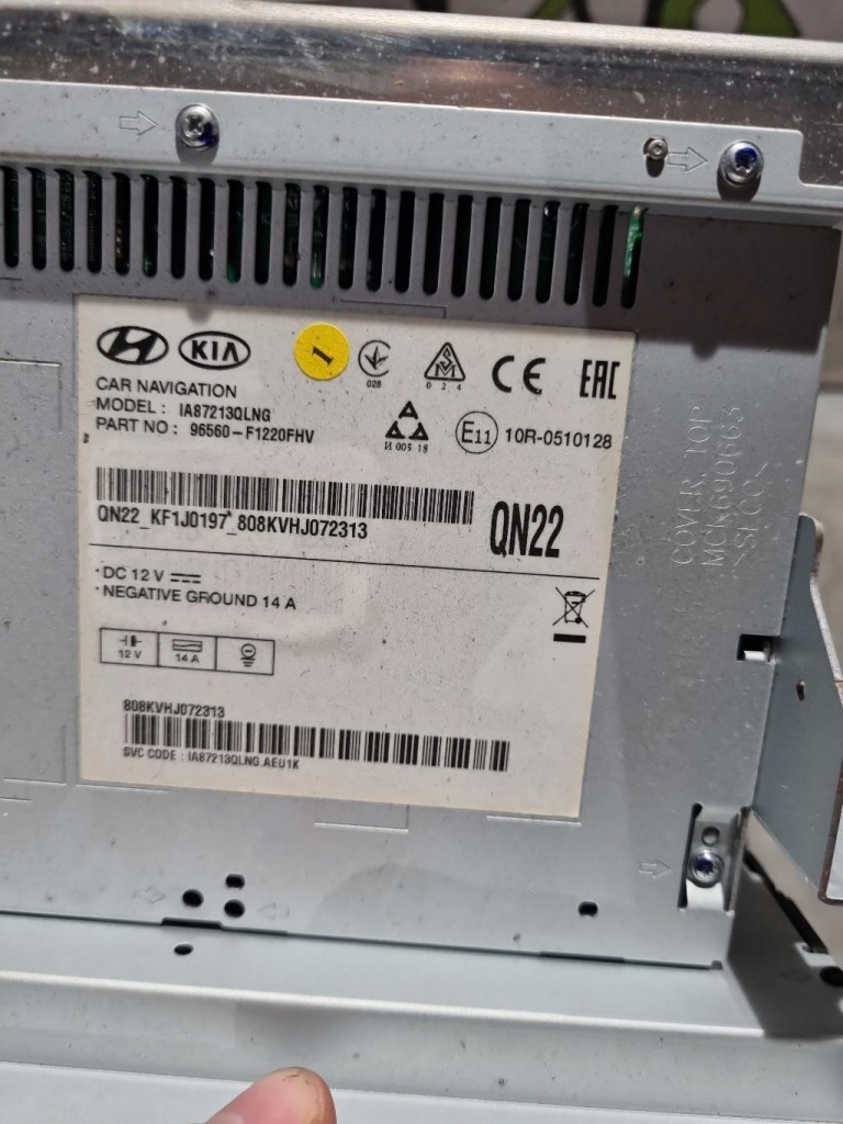 фото №3, Kia sportage iv lift радио навигация 96560-f1220fhv