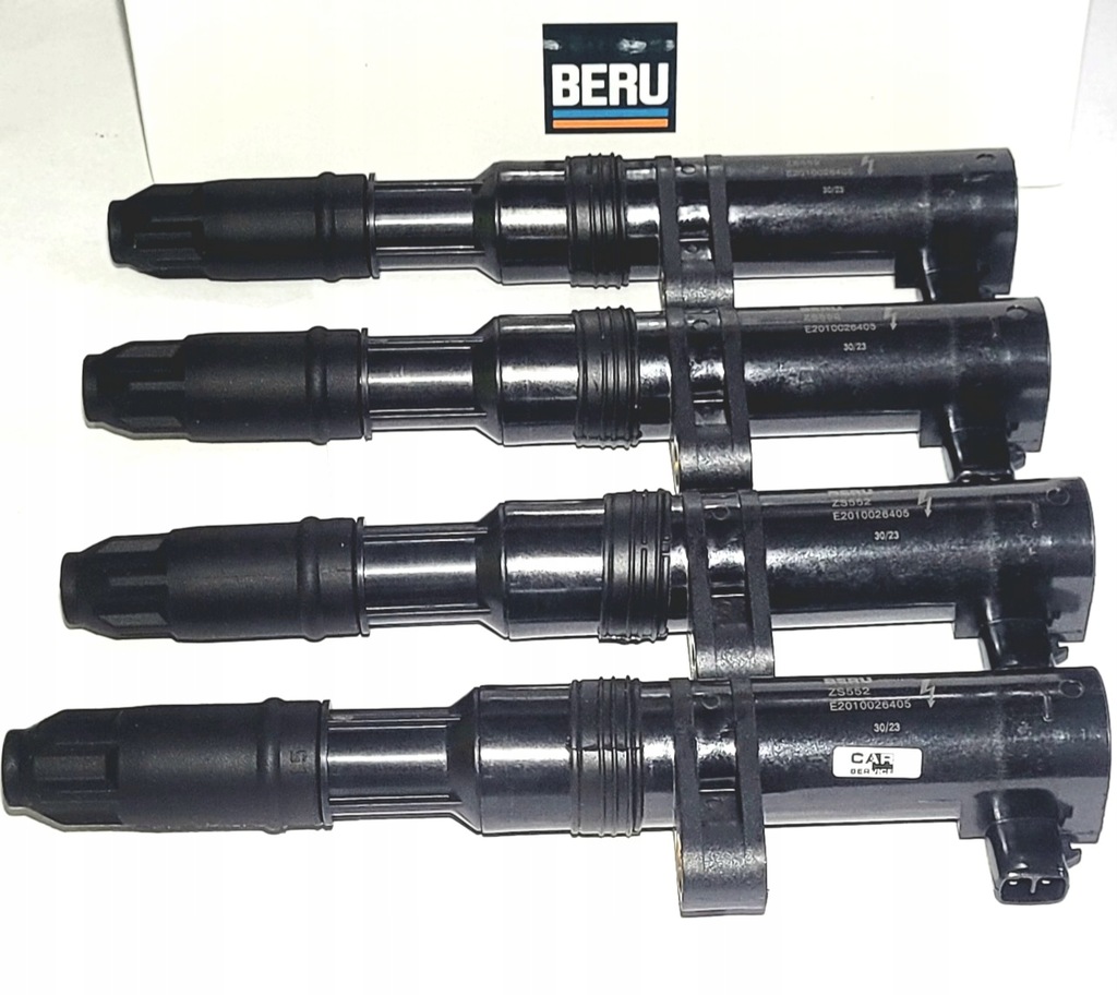 фото №1, 4x beru zs552 котушка запалювання renault 1.4 1.8 16v