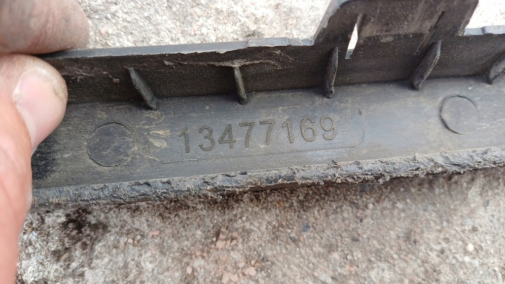 фото №8, Opel crossland молдинг накладка-спойлер бампера перед 13477169