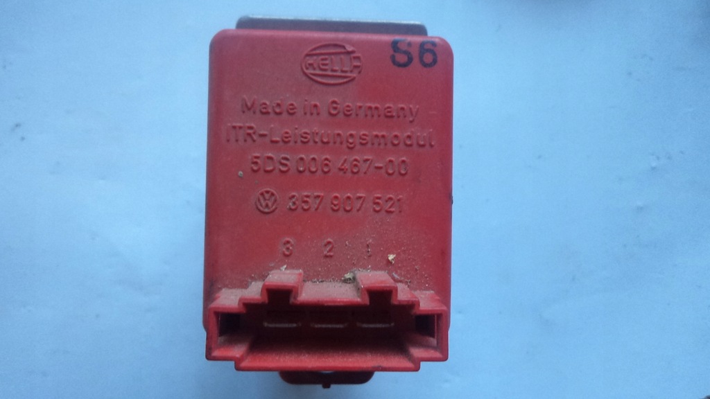 фото №1, Резистор вентилятор 357907521 audi