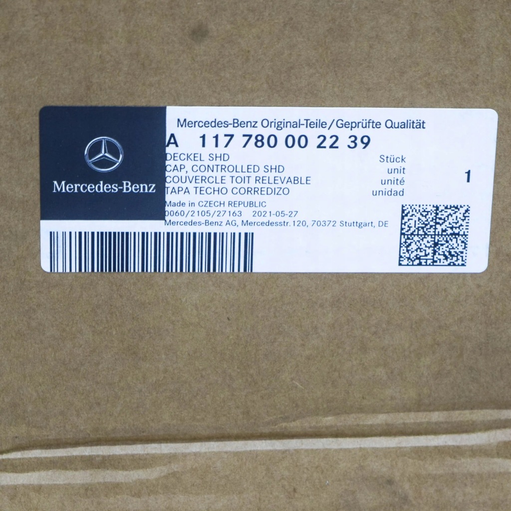 Mercedes-benz cla coupe c117 молдинг крыша сдвижной a1177800022oryginalna с Разборки