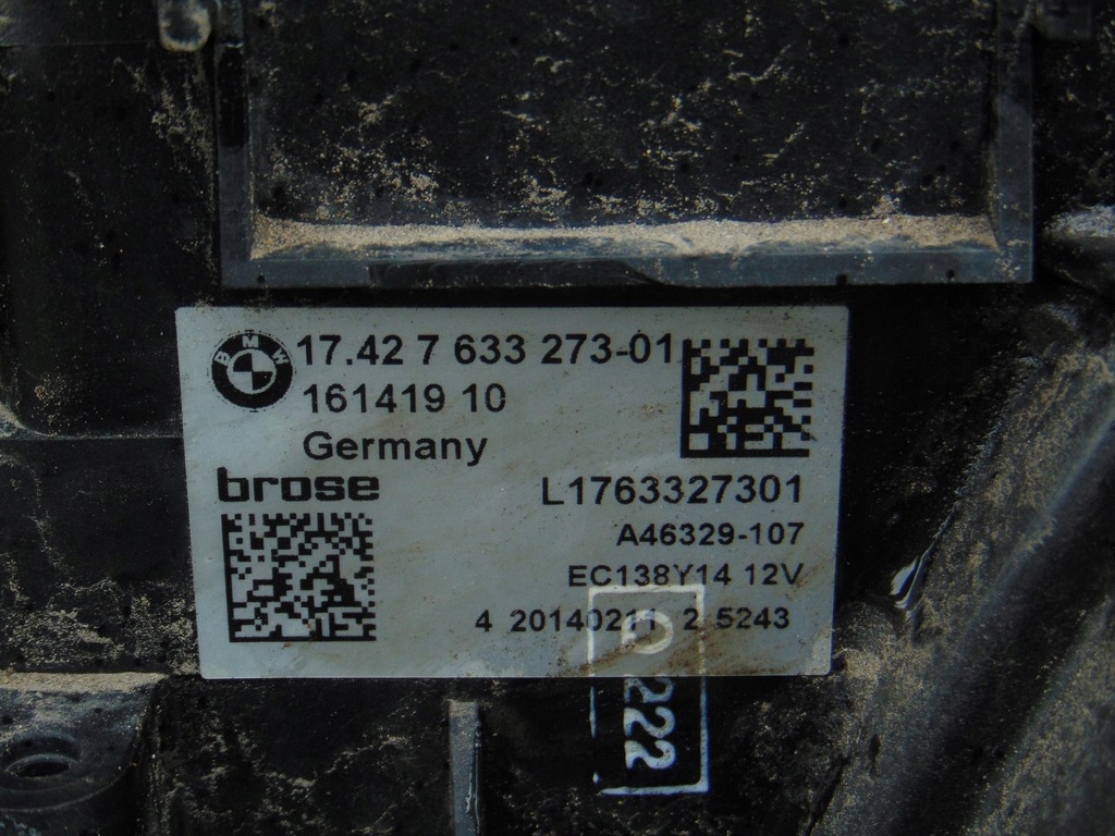 фото №8, Комплект радиатор вентилятор bmw f10 f11 n47 2.0 d