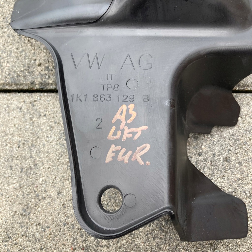 фото №7, Audi a3 2009r защита колонки 1k1863129b europa