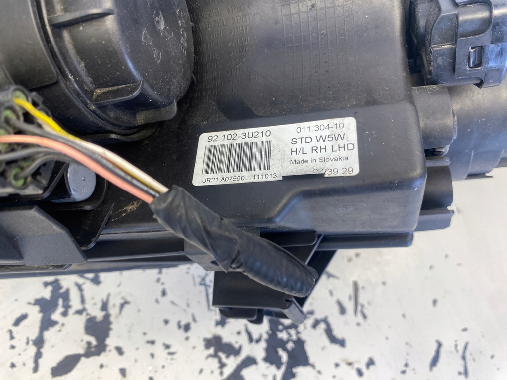 фото №14, Kia sportage iii лампа правий перед 92102-3u210