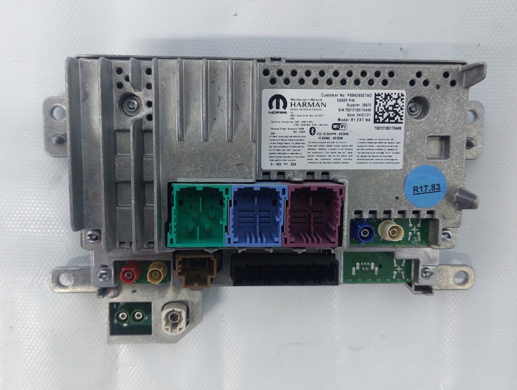 фото №1, Радио модуль jeep grand cherokee wl l 2021- 68426027ad