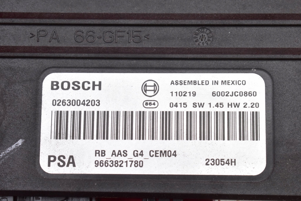 фото №7, Блок управления модуль парковки pdc 9663821780 citroen c5 ii x7 iii 08-17