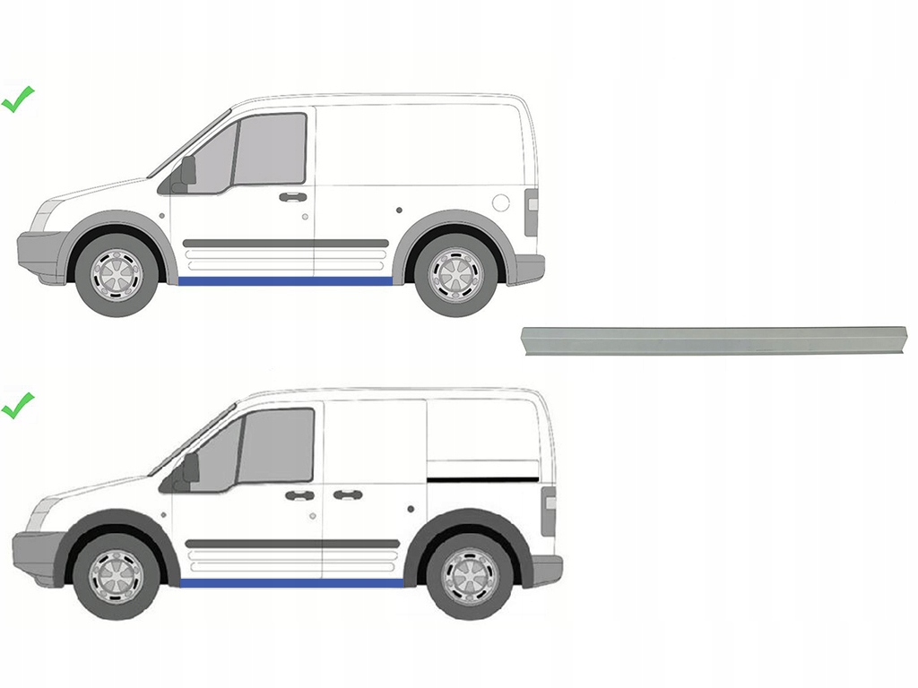 фото №1, Порог ремкомплект порог нижний pfd76024n