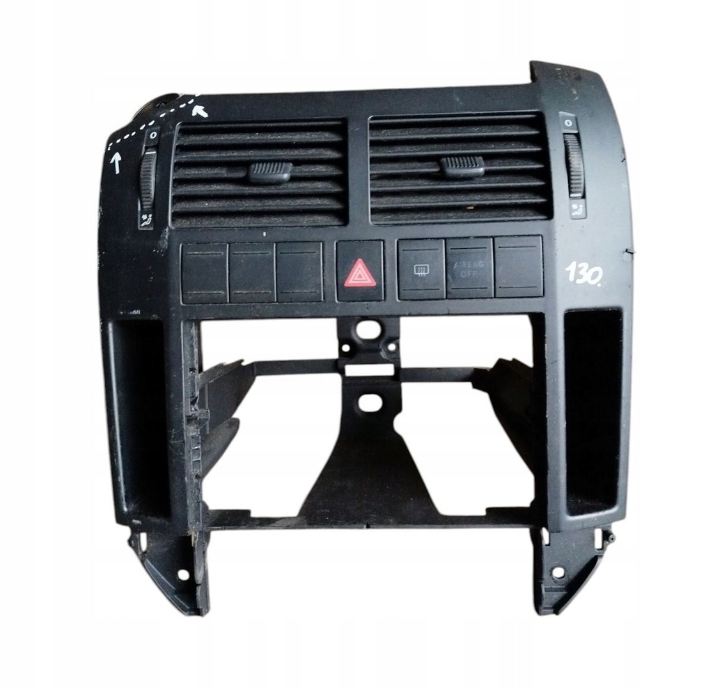 фото №1, Vw polo n9 9n 01-09 рамка радио решётки обдув средний 6q0858069n