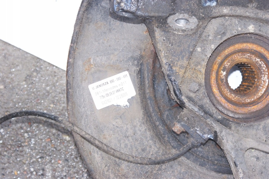 фото №4, Mercedes w211 4matic ліва права поворотний кулак задня