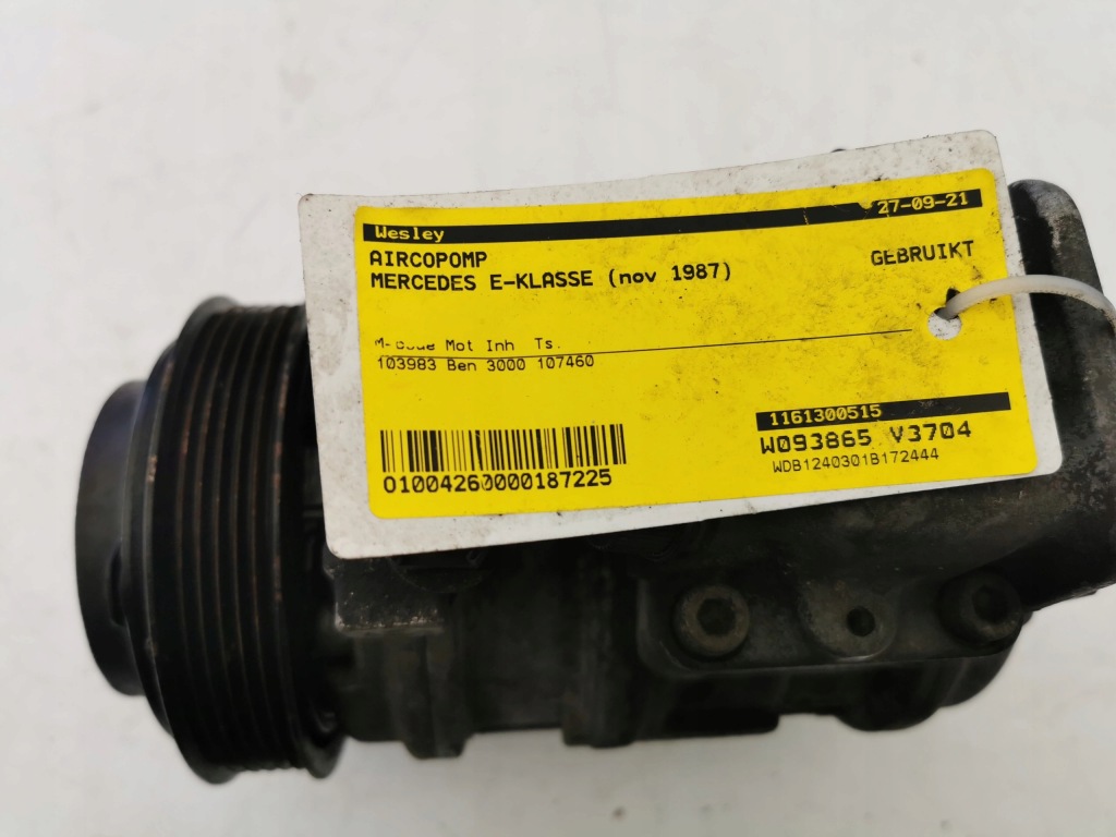 Mercedes e-klasa 3.0b 1161300515 147100-3962 kompr Цена