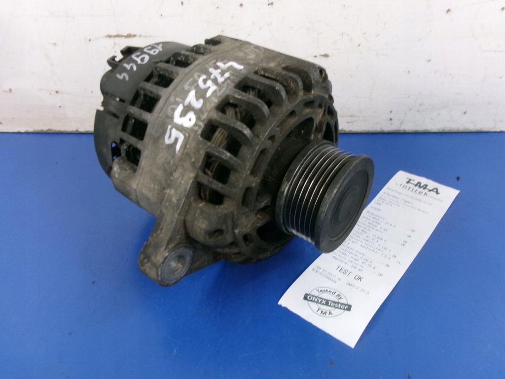 фото №1, Alfa romeo 159 1.9jtdm генератор denso 120a 73503235 проверенный