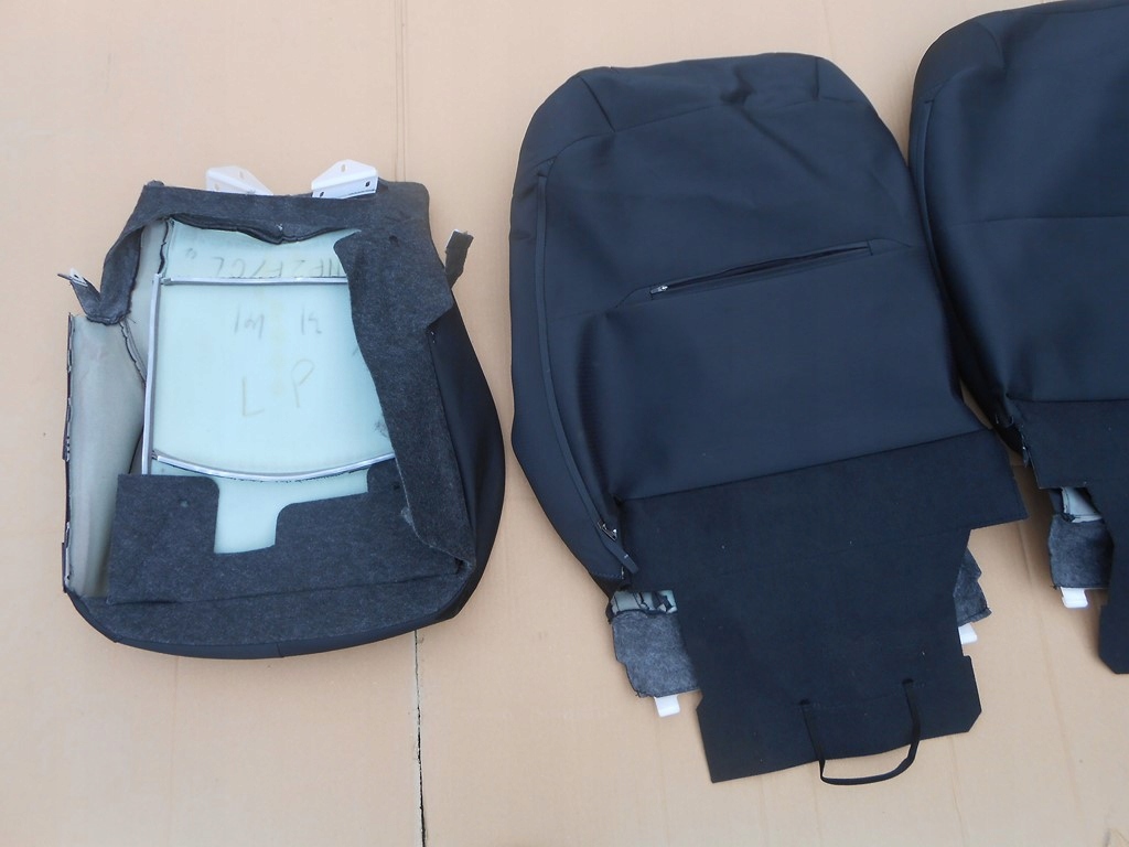 фото №7, Toyota prius iv обшивка сидіння спинка сидіння правого