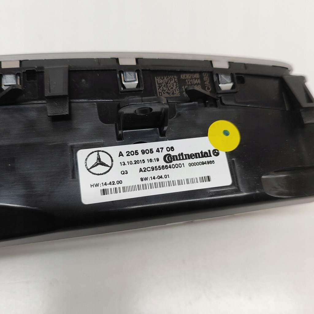 фото №7, Mercedes-benz c w205 2015 перемикач / вимикач обдув вентилятор