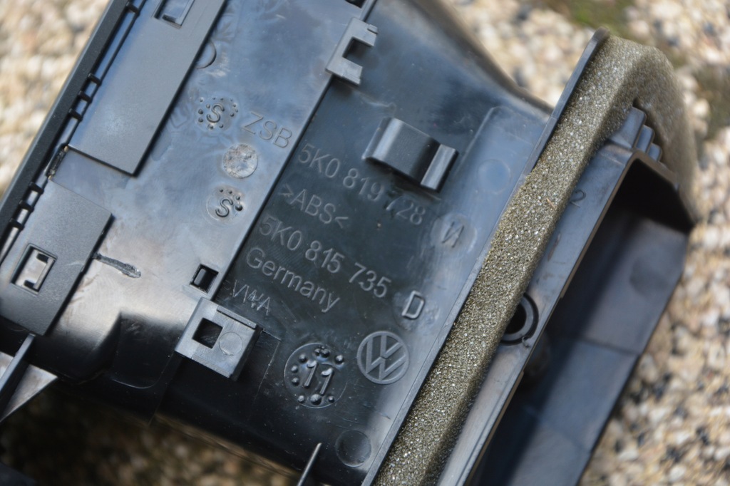 фото №14, Решётки обдув vw golf 6 5k0819703k 5k0819704k 728