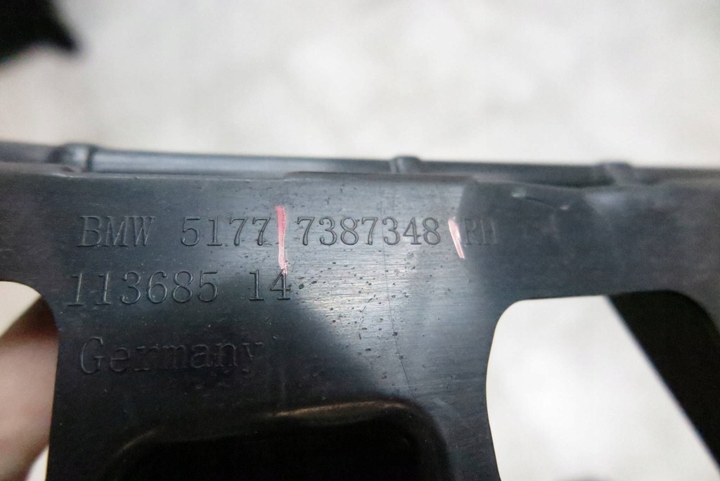 фото №7, Направляющая кронштейн порог правый задняя bmw 5 g30 g31 7387348