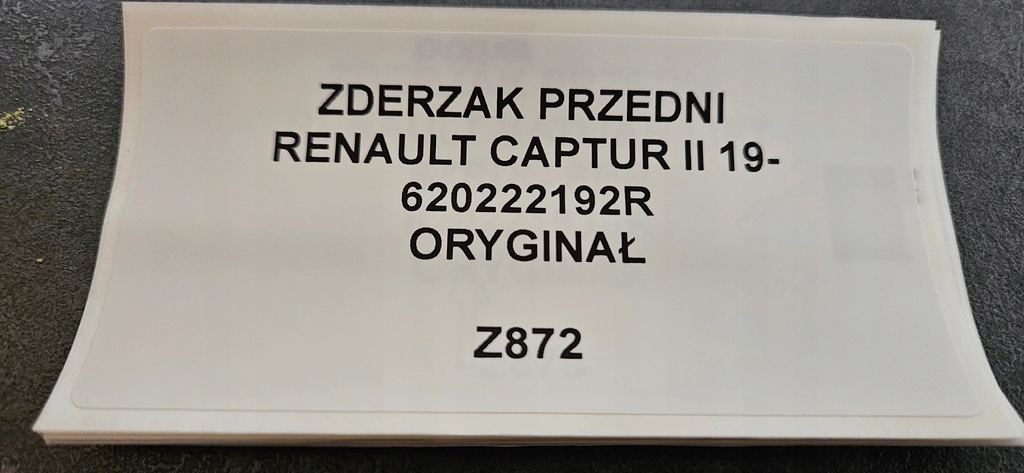 фото №10, Бампер передний renault captur ii 19- оригинал