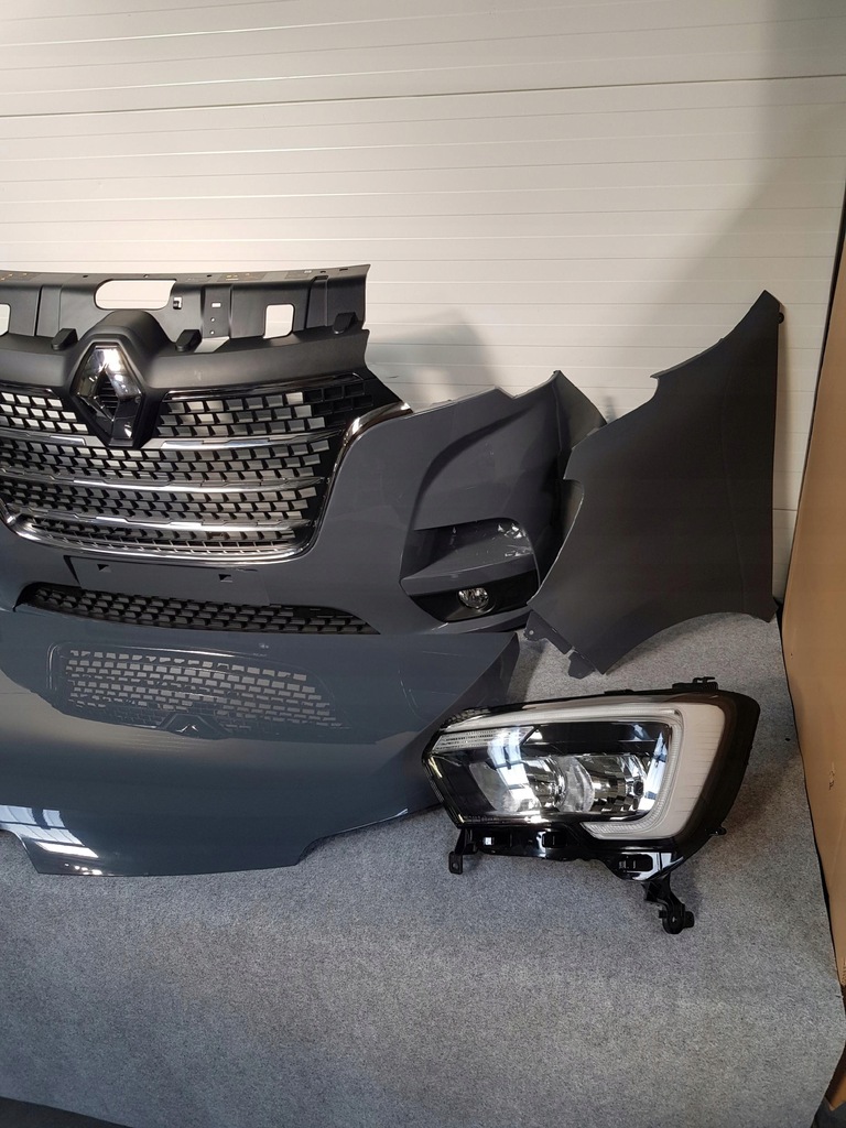 фото №3, Капот крила бампер лампи передні renault master iv