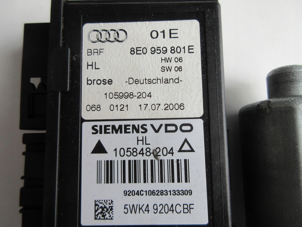 фото №6, Моторчик скло задня audi a4 b6 b7 a3 a6 8e0959801e