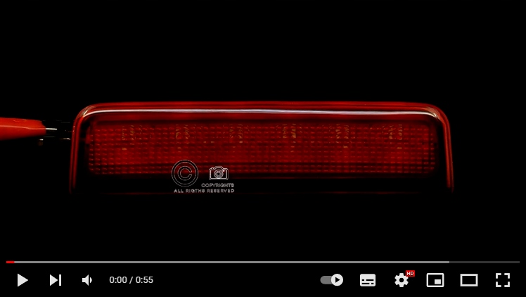 фото №12, Третий свет лампа стоп-сигнал vw caddy 2004-2015 vw caddy iv 2016 czerwona