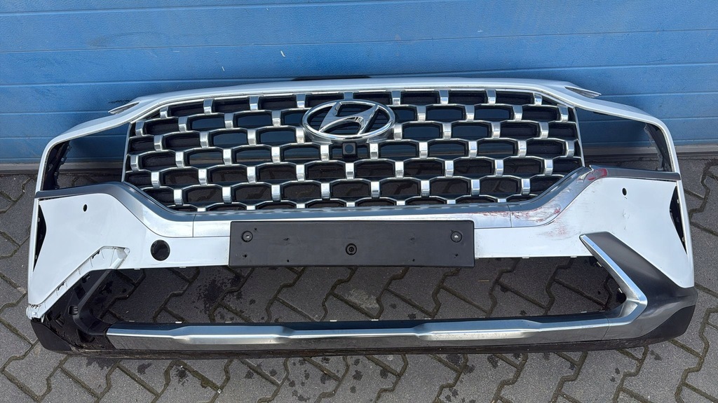 фото №1, Hyundai santa fe 2021- бампер перед передний