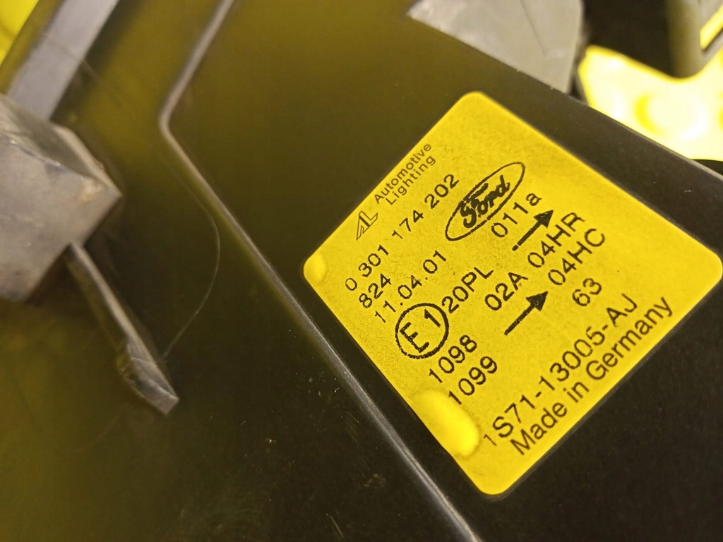 фото №5, Ford mondeo лампа фара правый перед 0301174202