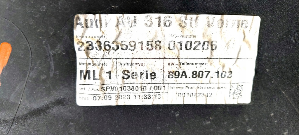 Audi q4 e-tron 89a бампер передний перед спойлер решётка радиатора решётка  оригинал Цена