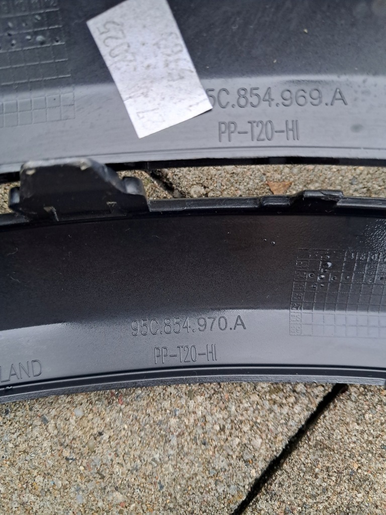 фото №9, Накладки молдинг крыла перед задняя 95c853717n porsche macan 24^