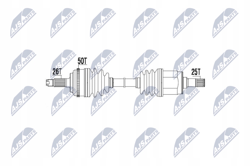 фото №14, Приводной вал правая honda civic vii 1.4 1.6 1.7 01-05