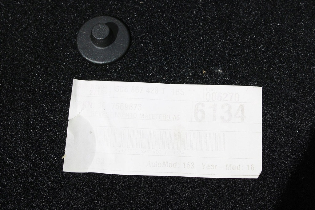 фото №6, Vw jetta килимок підлога 5c7863367e обшивка підлога оббивка 5c7 863 367e