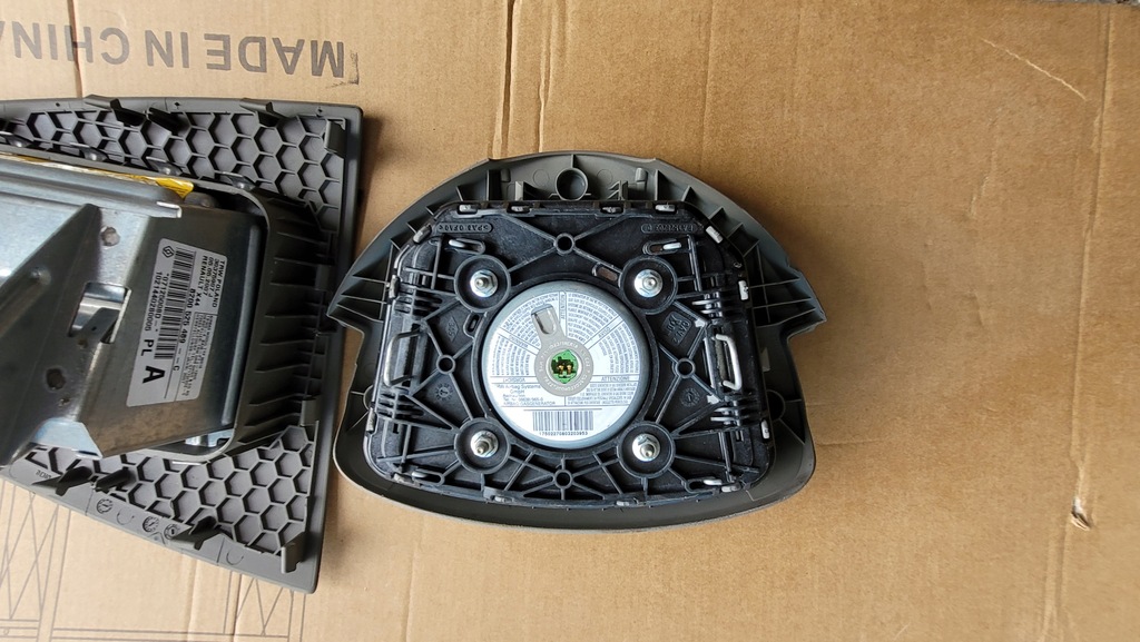 фото №11, 2x подушка водія пасажир renault twingo ii сіра europa демонтаж orygina